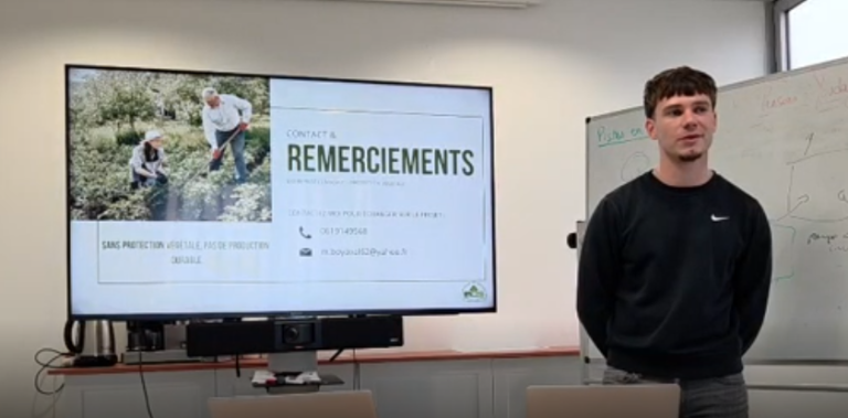 Maxime Boyaval Climadapt; exercice de pitch