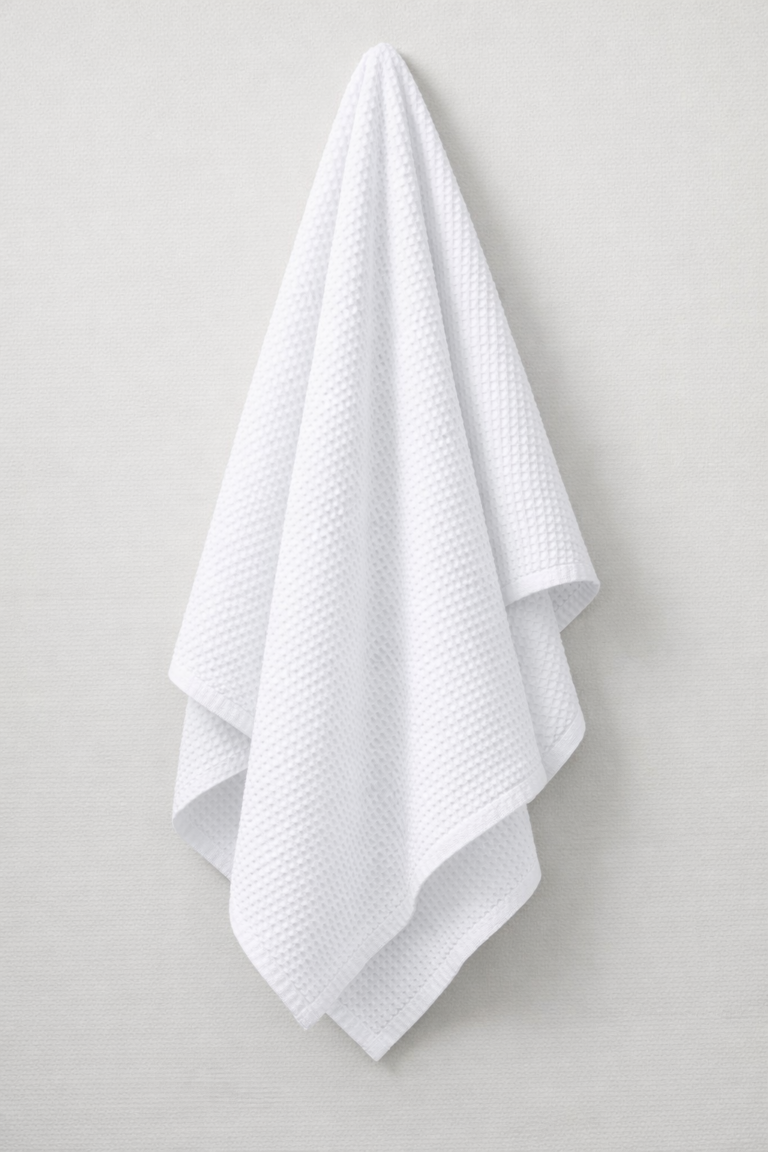 linge de bain nid d'abeille